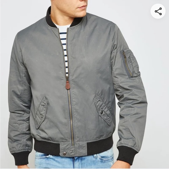 J. Crew Wallace & Barnes MA-1 Bomber Jacket